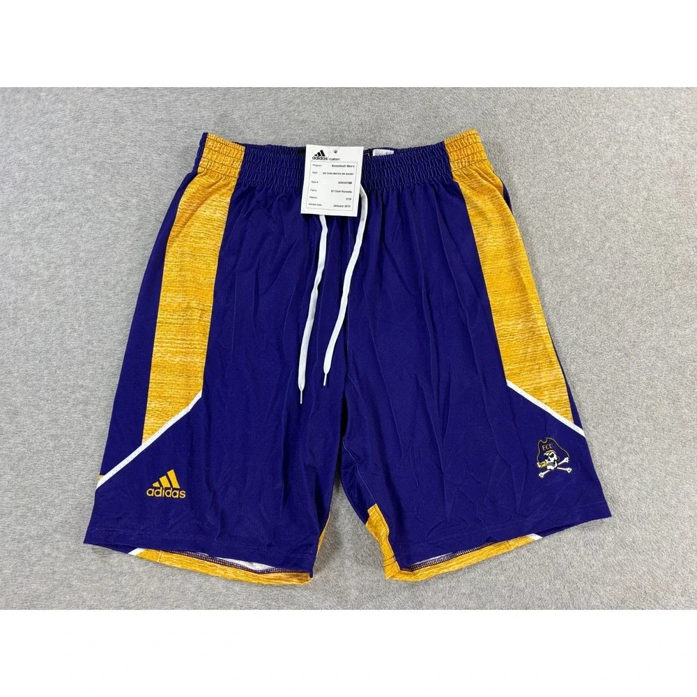 NWT‎ East Carolina Pirates Basketball Practice Shorts (Men's Large) Purple